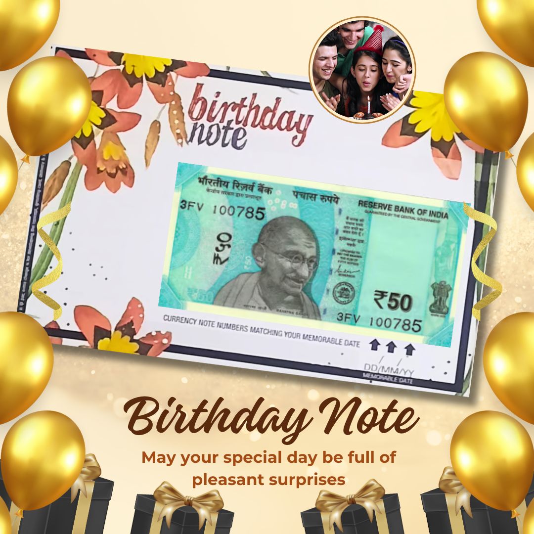 Birthday Currency Note