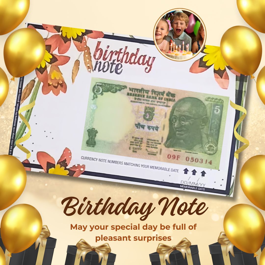 Birthday Currency Note