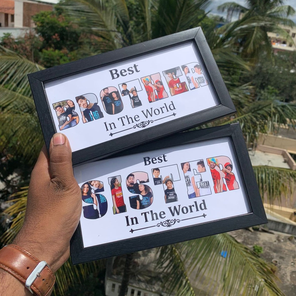 Brother Sister Photo Frame
