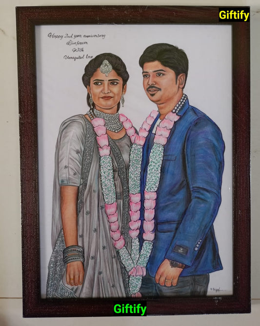 Color Pencil Sketch Portrait