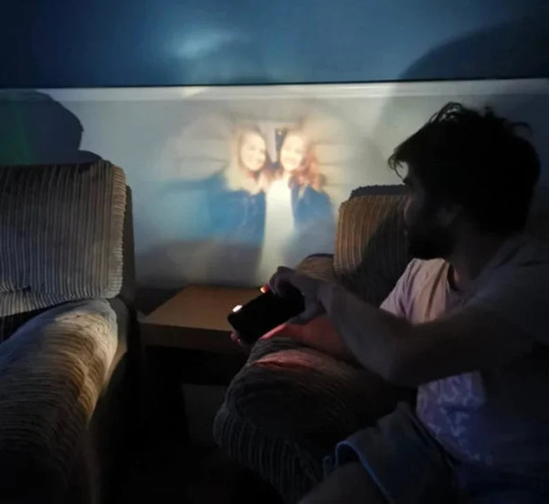 Cross Photo Projection Necklace