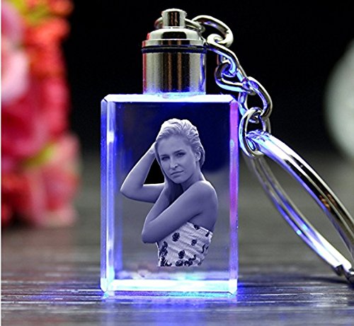 Crystal 3D Photo Keychain
