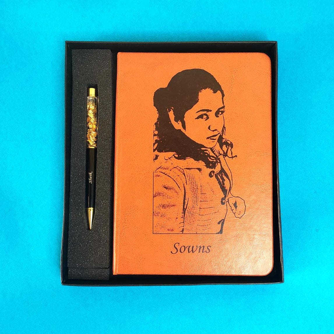Customized diary with photo