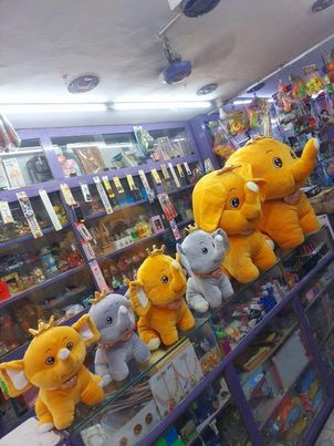Crown Elephant Soft Toy