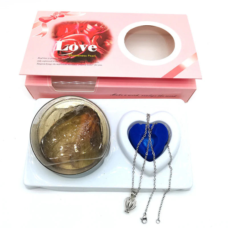 Love Pearl Oyster Necklace