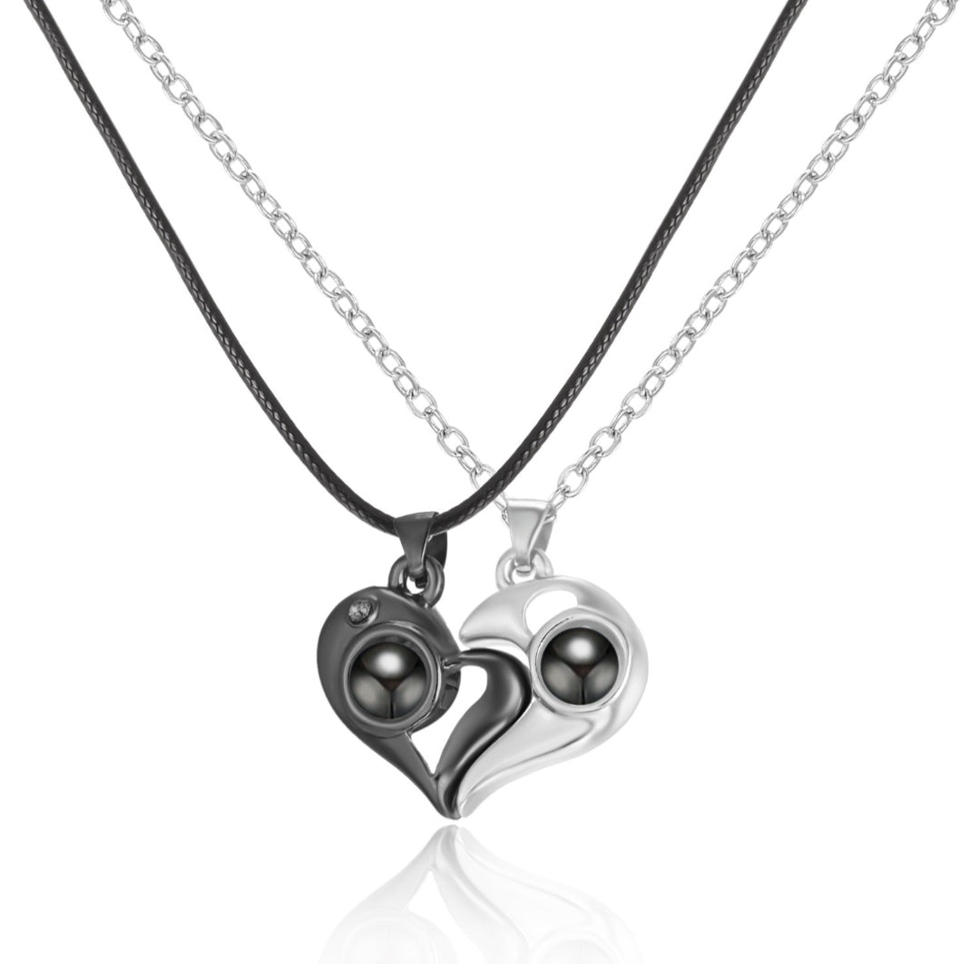 Couple Photo Projection Pendant