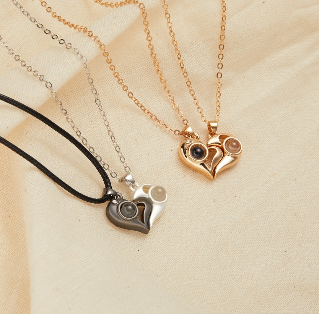 Couple Photo Projection Pendant