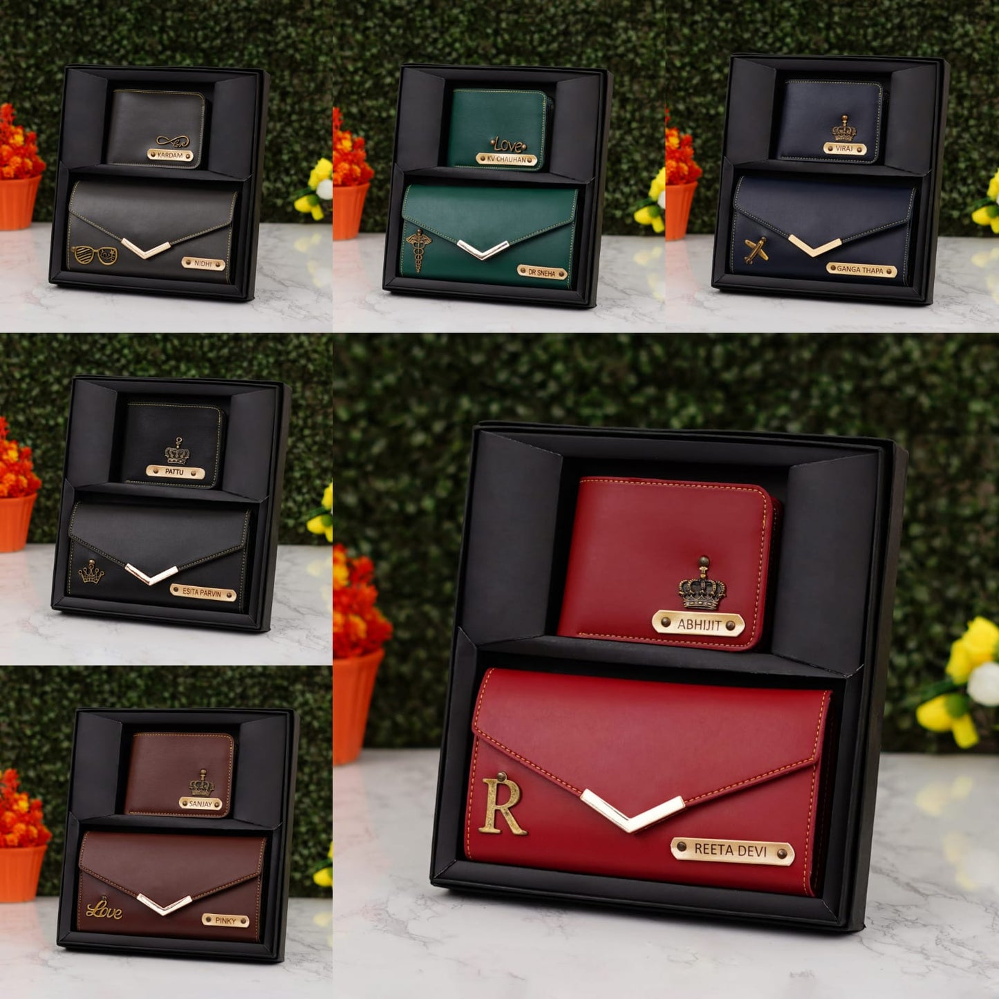 Couple Wallet Set