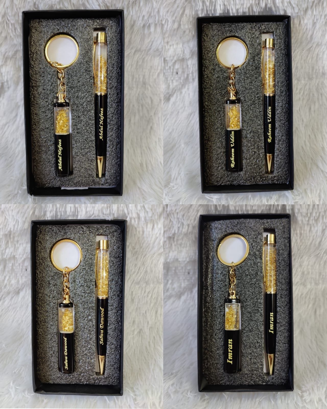 Personalized Pen and Keychain Set
