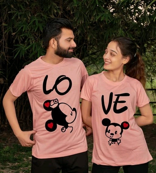 Cute Love T shirt for Couple