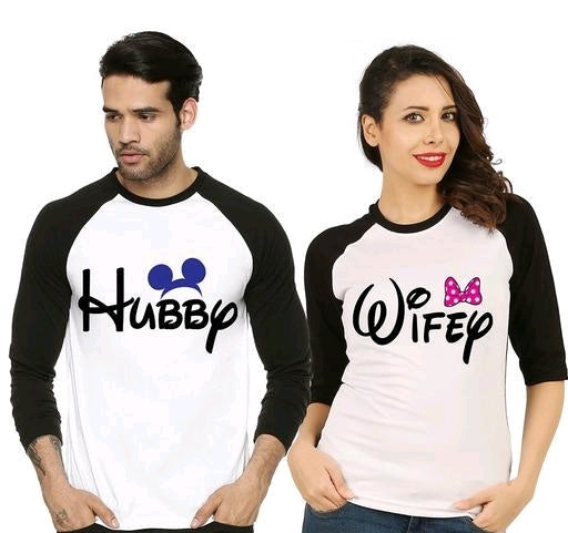 Hubby and Wifey Couple T shirts