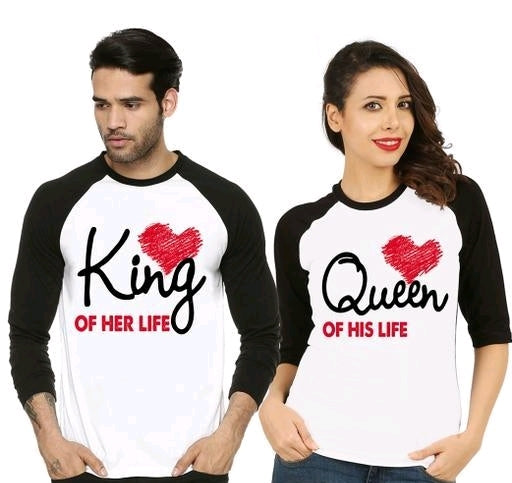 King and Queen Couple T shirt