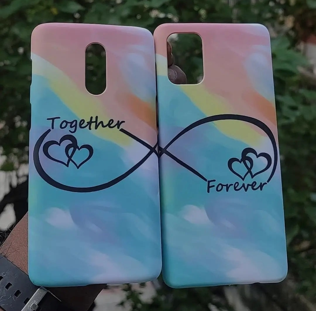 Love Couple Couple Phone Back Case Cute Bear Rabbit Love Couple