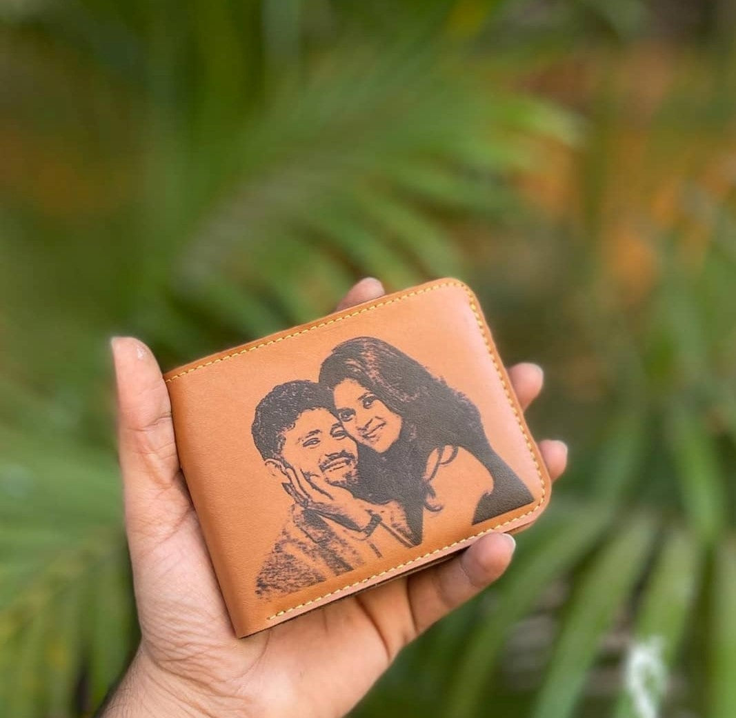Personalized Sketch/Photo Wallet for Men