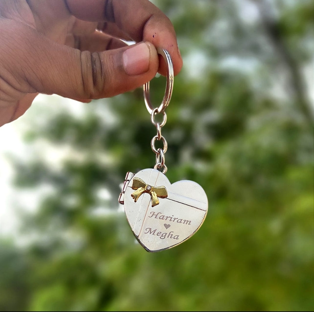 Custom keychain with Photo Gift