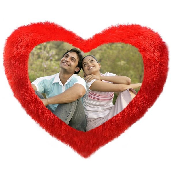 Heart Pillow with Photo