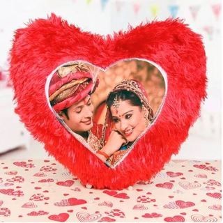 Heart Pillow with Photo