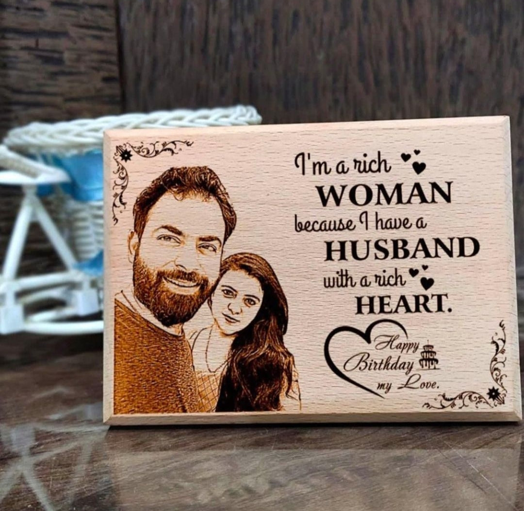 Personalized Wooden Engraving Gift