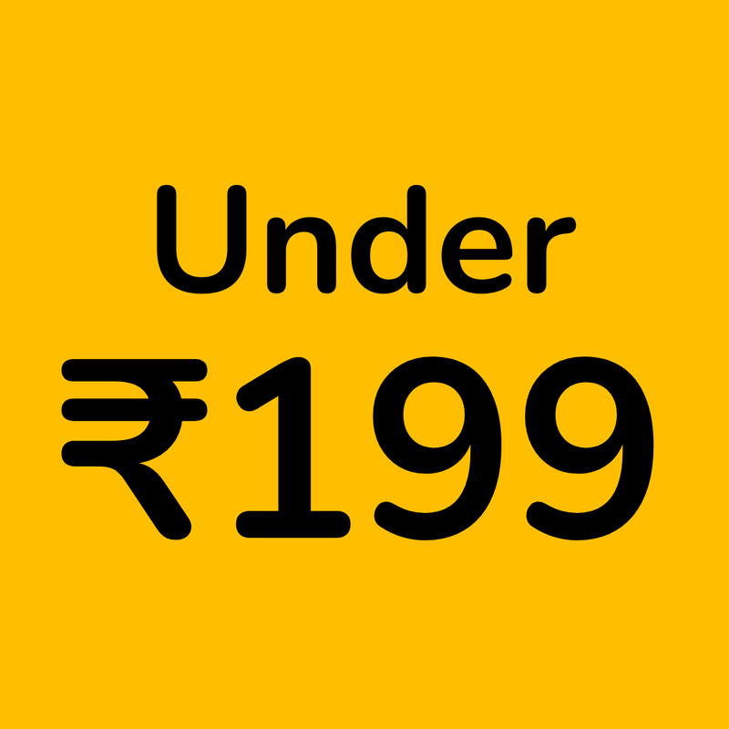 Under ₹199