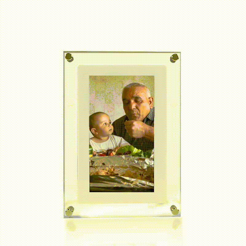 Acrylic Digital Photo Frame / Ultrasonic Video Frame