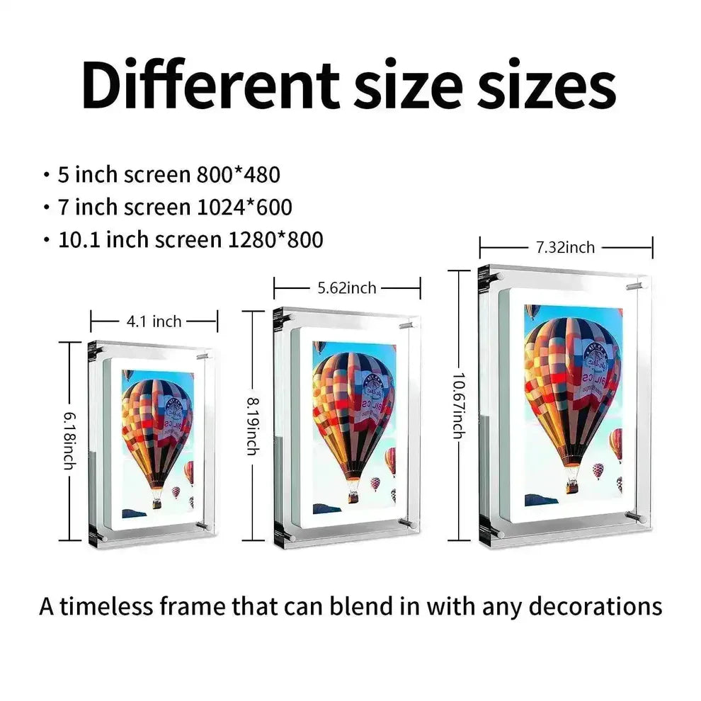 Acrylic Digital Photo Frame / Ultrasonic Video Frame