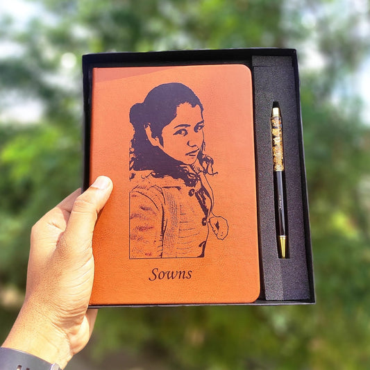 Customized diary with photo