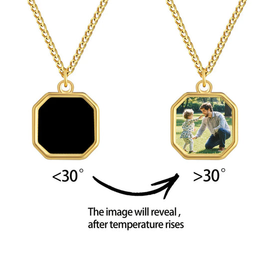 Heat Activated Necklace - Magic Photo Necklace
