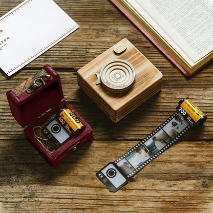 Personalized Camera Film Roll Keychain