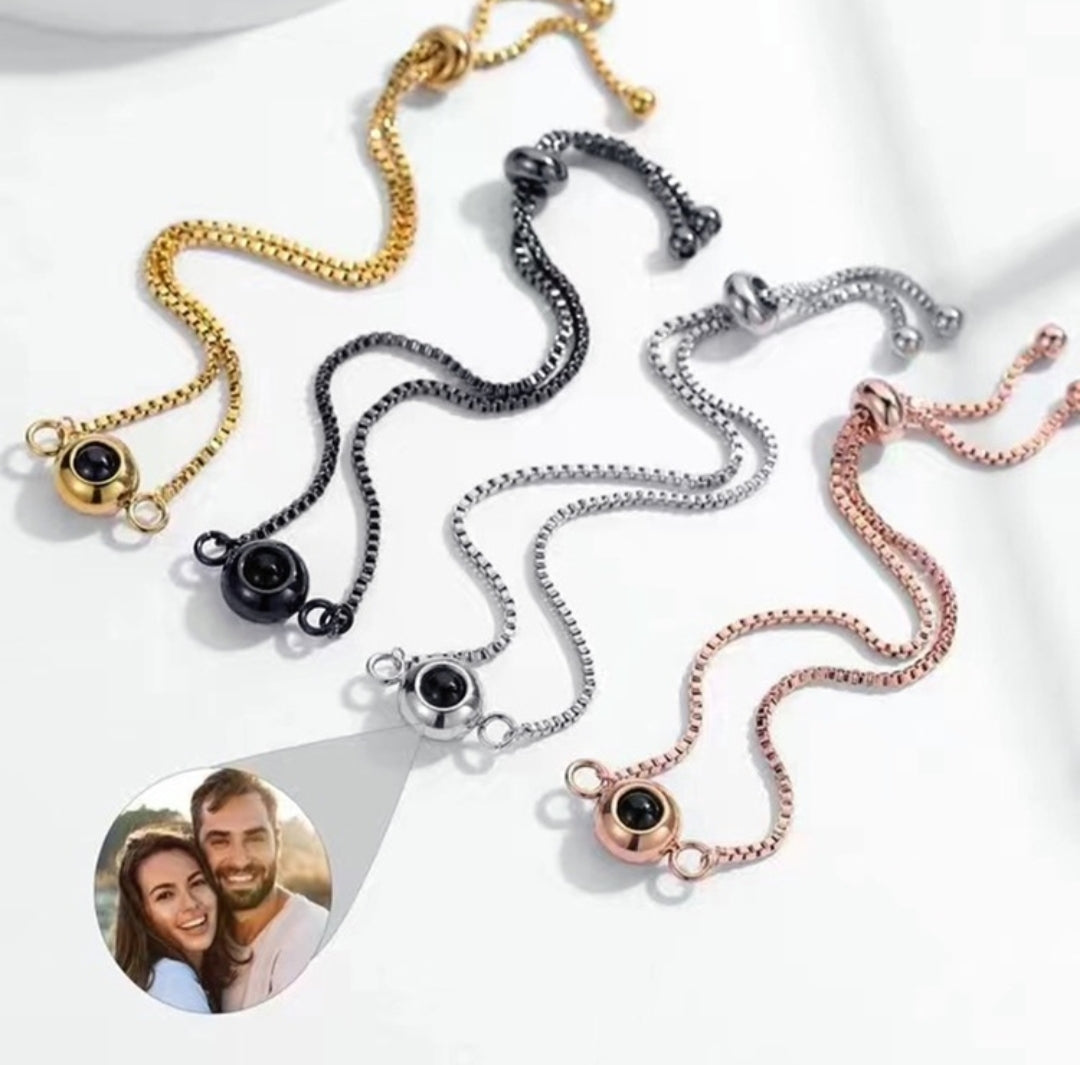 Personalized Photo Projection Bracelet