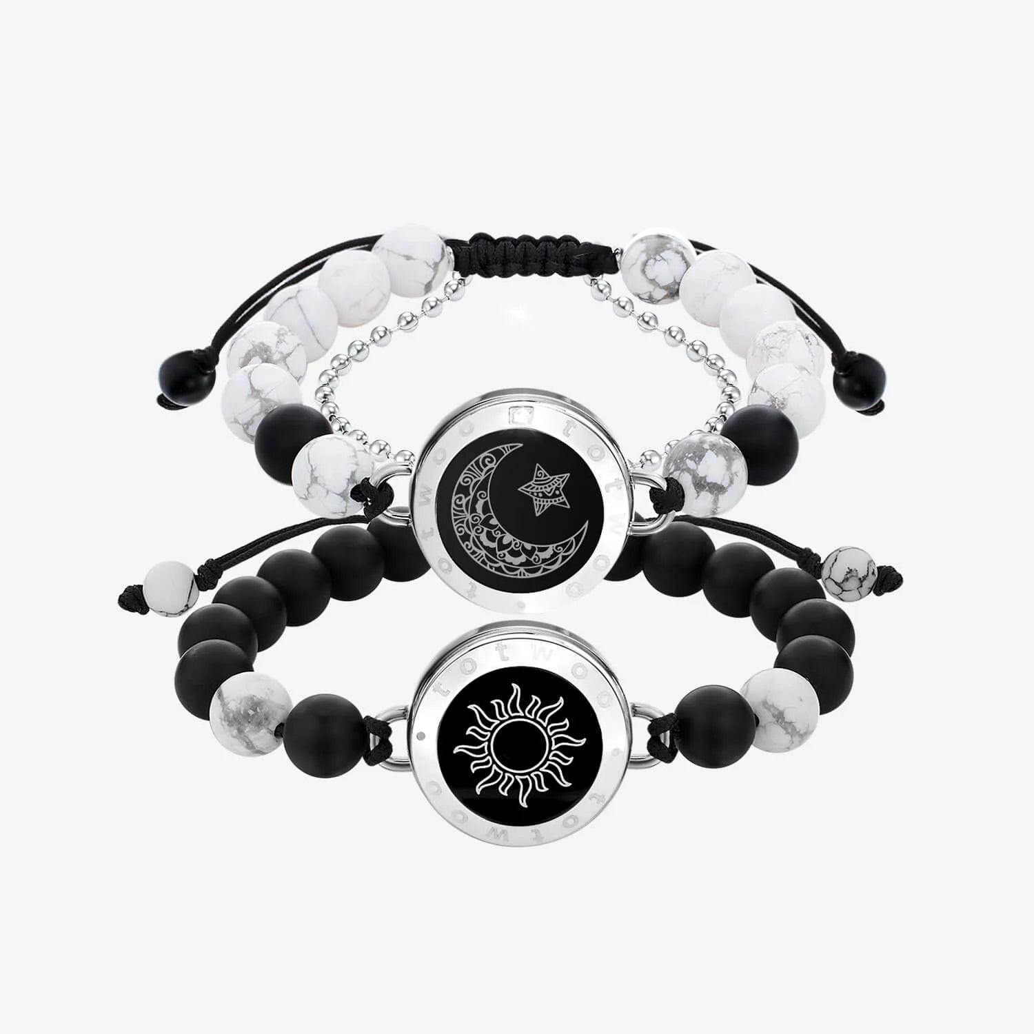Long Distance Touch Vibration Bracelet for Couples - Totwoo bracelet Giftify Long Distance Touch Vibration Bracelet for Couples - Totwoo bracelet Giftify
