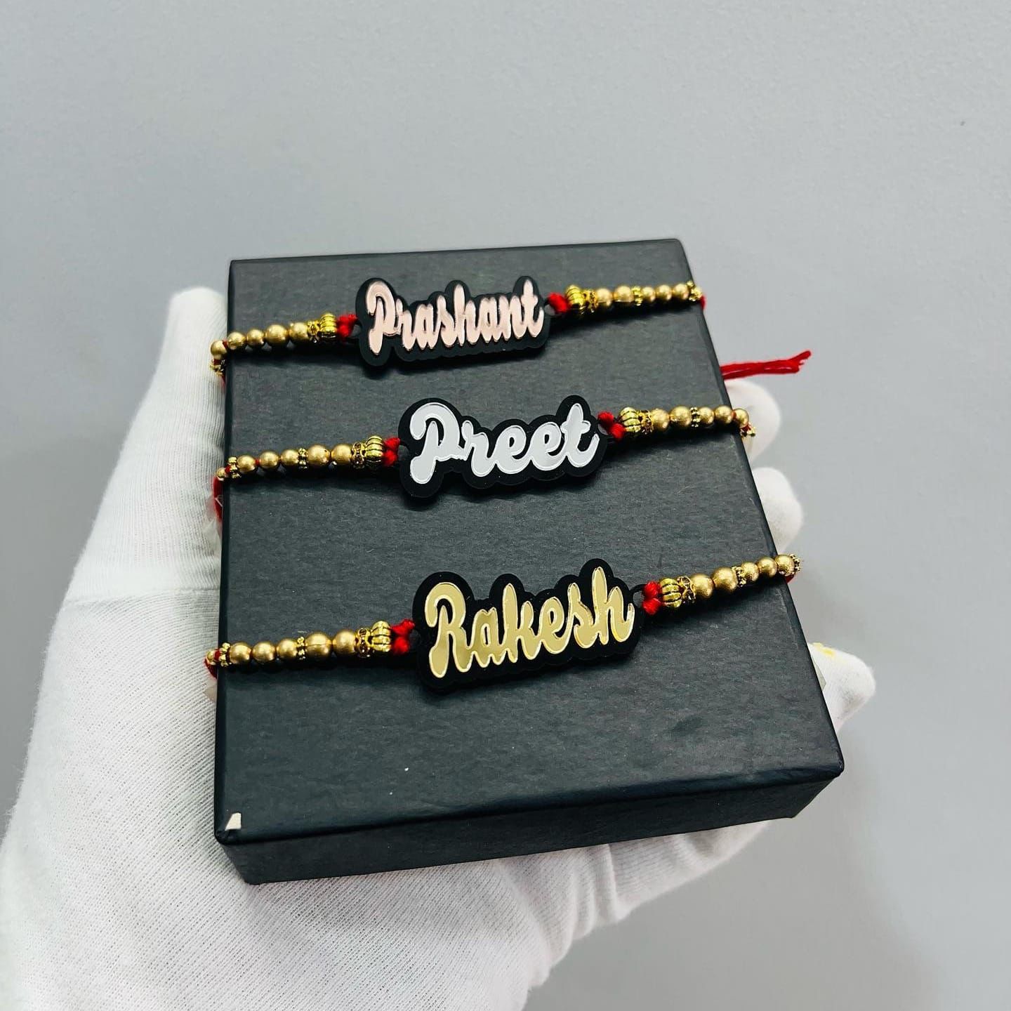 Customized Rakhi with Name | Rakshabandhan Gifts | Giftify