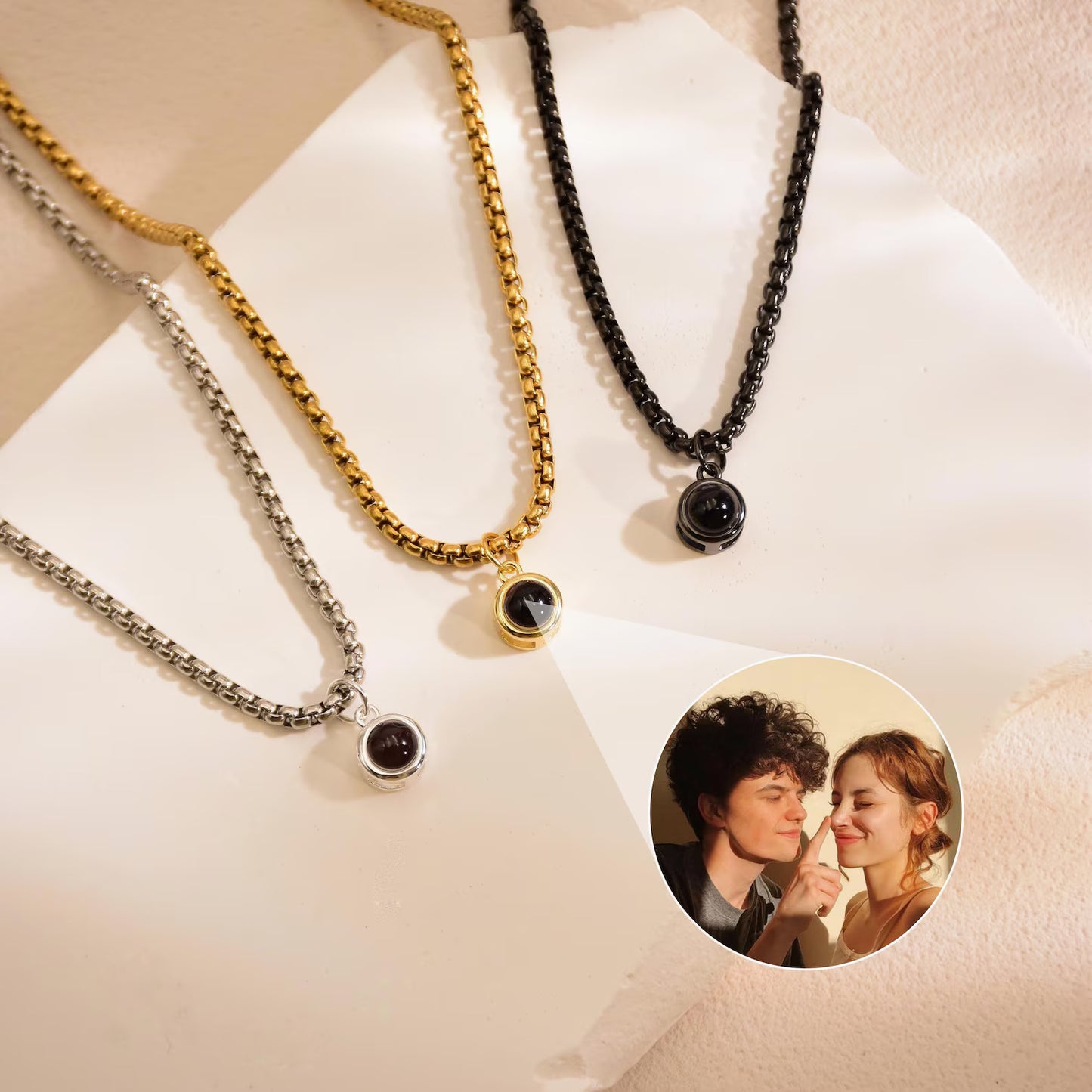 Projection Photo Pendant