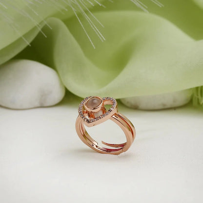 Heart Photo Projection Ring