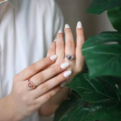 Heart Photo Projection Ring