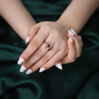 Heart Photo Projection Ring