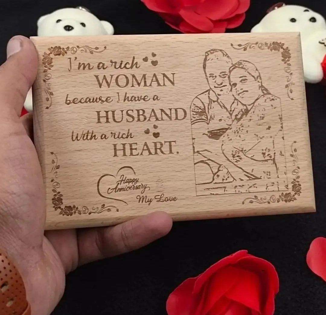 Personalized Wooden Engraving Gift 