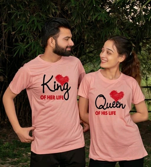 Buy King and Queen Couple T shirt Online Giftify