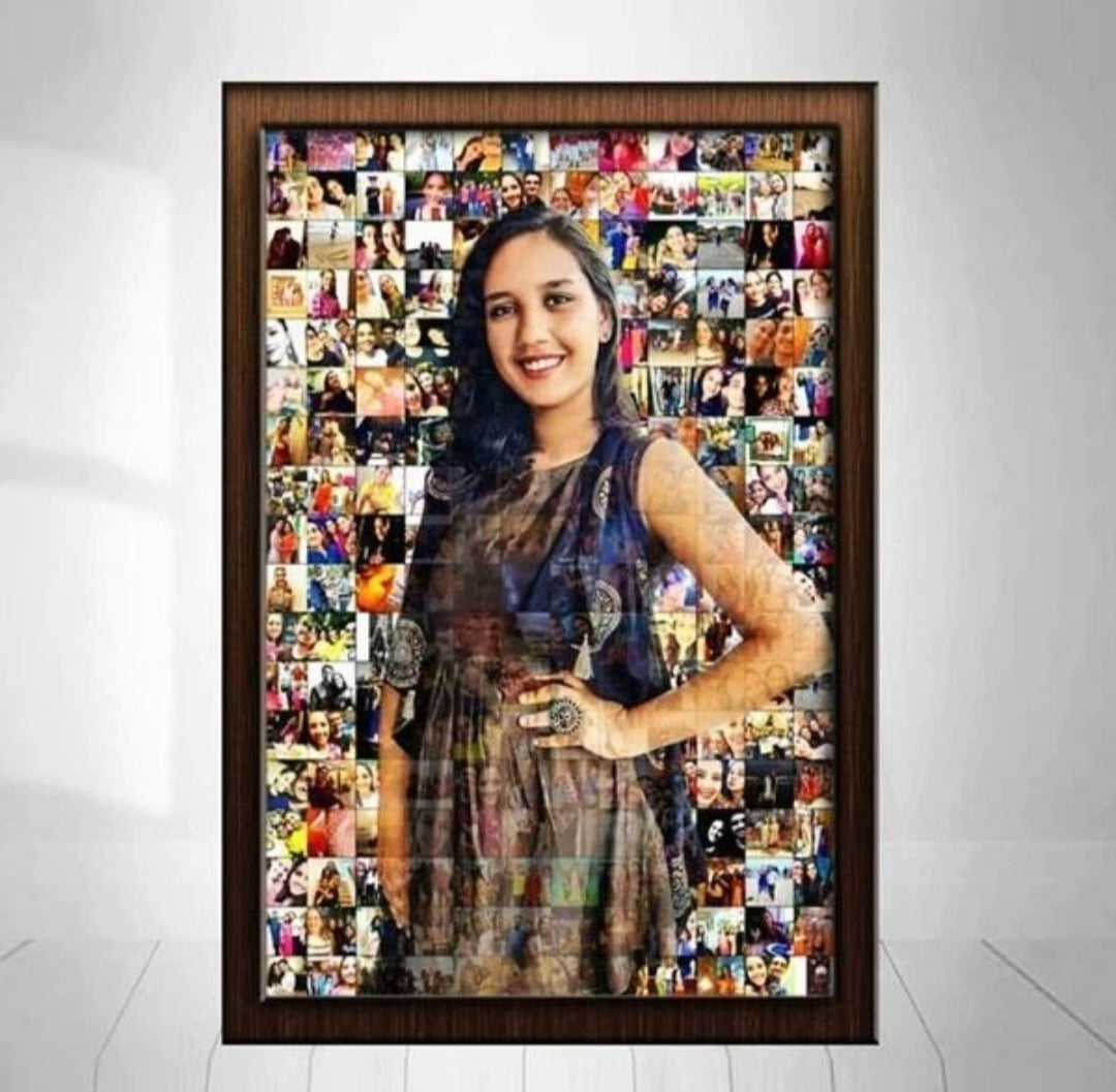 Customized Mosaic Collage Photo Frame Gift | Giftify