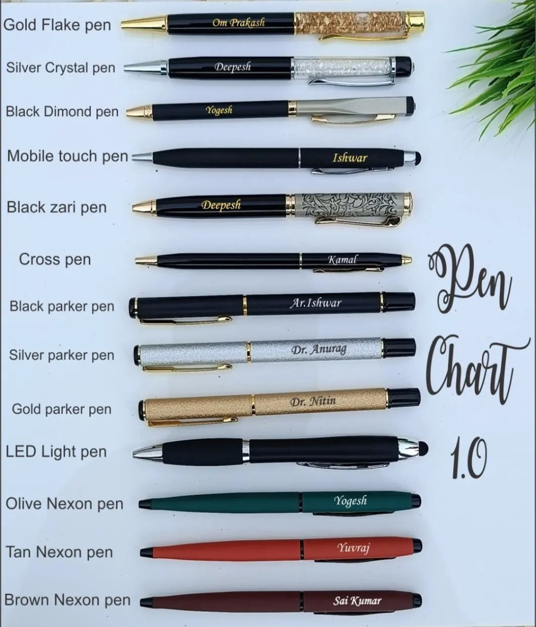 Customized Printed Pen with Name