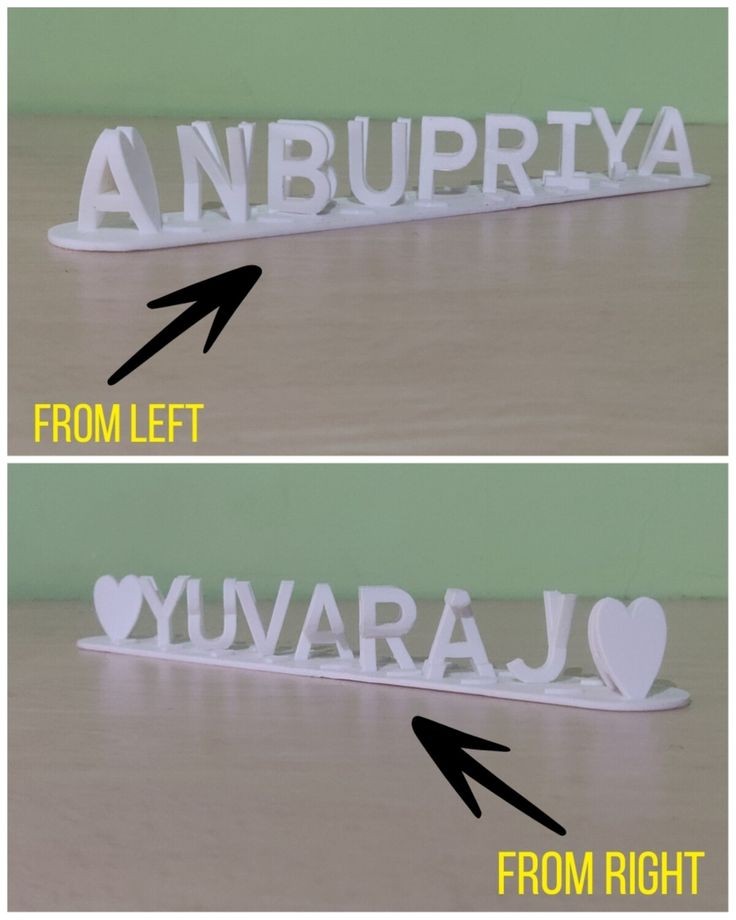 3D Name Flip