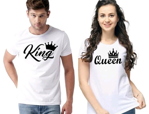 King and Queen Couple T shirt