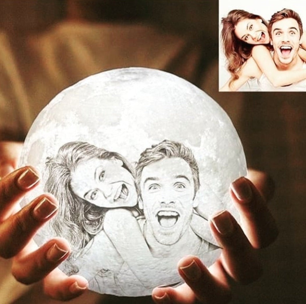 3d Moon Lamp Gift with Photo