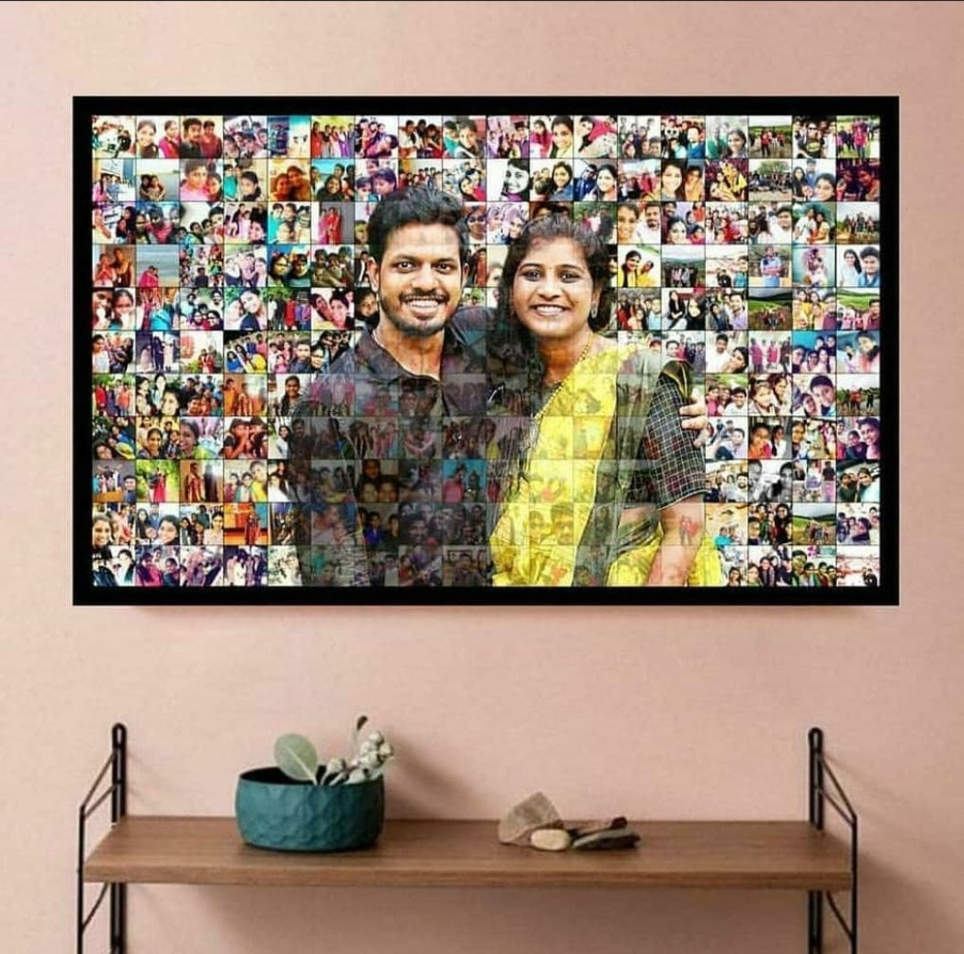 Customized Mosaic Collage Photo Frame Gift