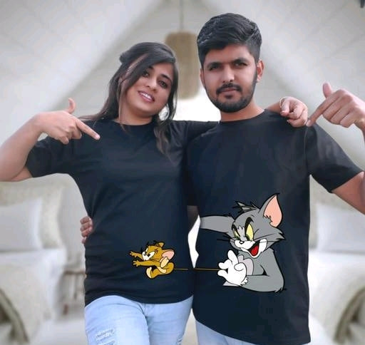 Tom and Jerry T shirt for Couples