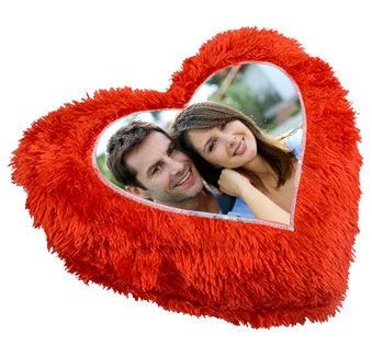 Heart Pillow with Photo