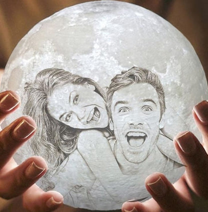 3d Moon Lamp Gift with Photo